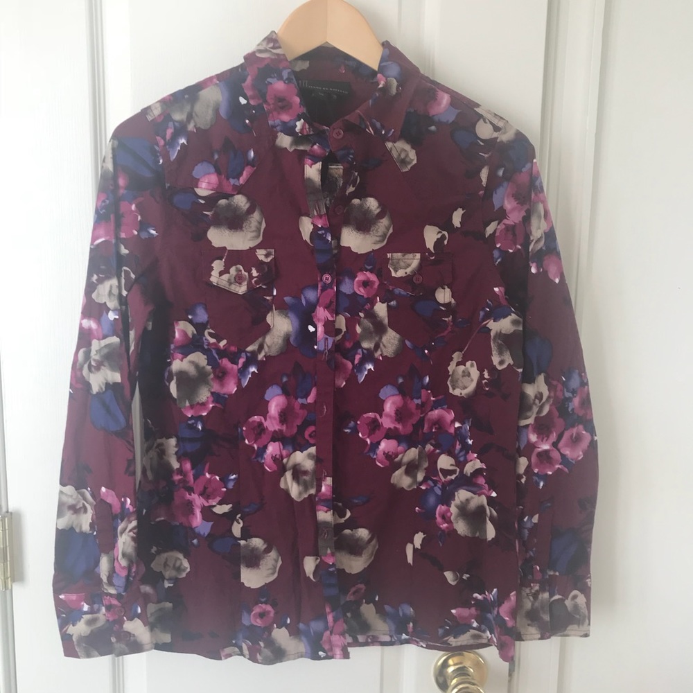 NWT Jeans by Buffalo button down shirt. Size Large